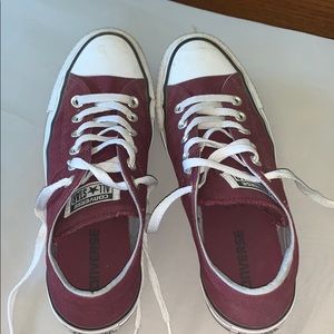 Maroon Converse